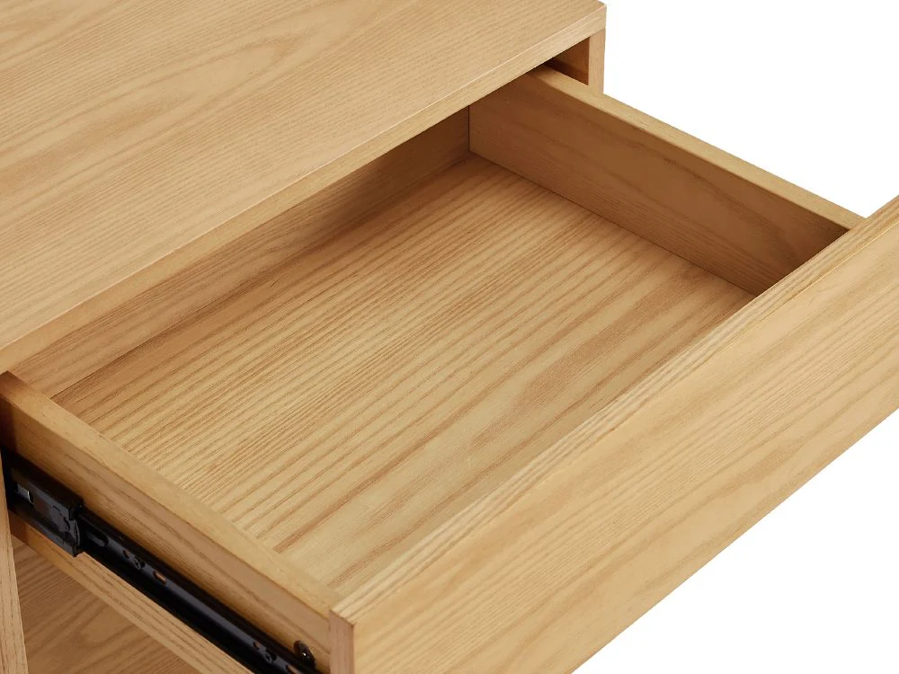 Ballico Bedside Table - Oak - Image 22