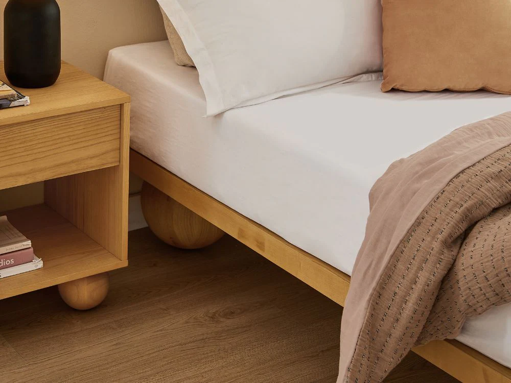 Ballico Bedside Table - Oak - Image 6
