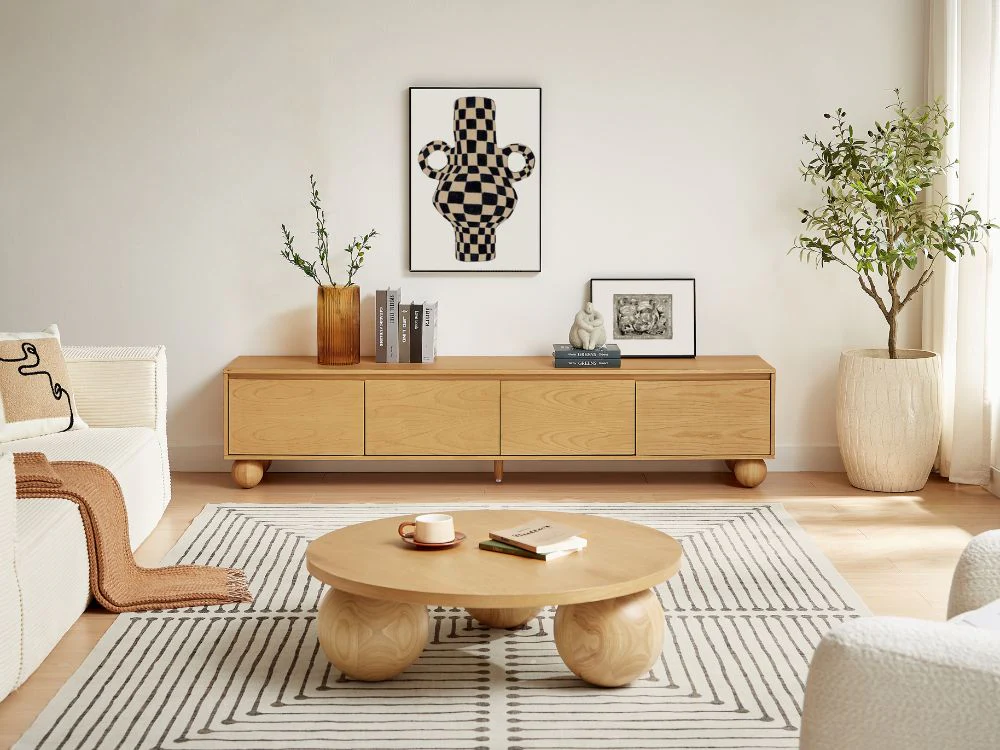 Ballico TV Unit - Light Oak - Image 3