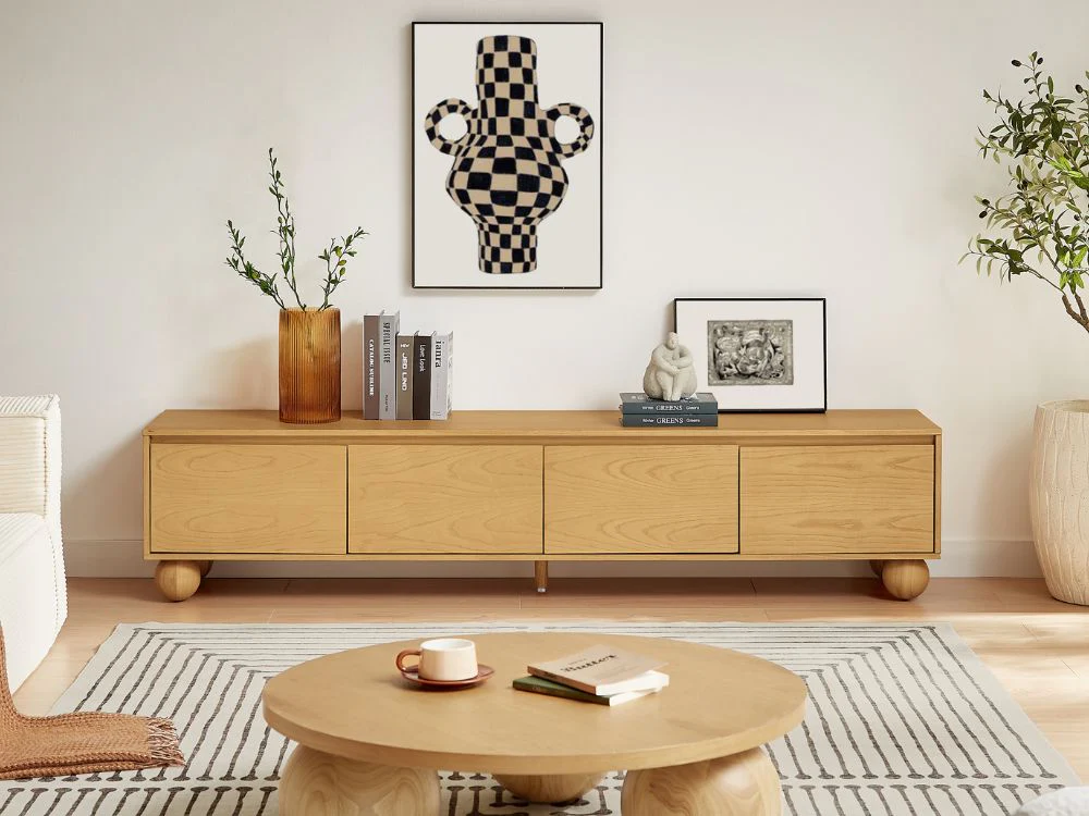 Ballico TV Unit - Light Oak - Image 4