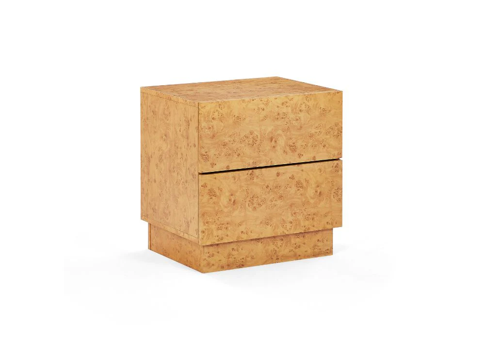 Burlin Burlwood Bedside Table - Image 12