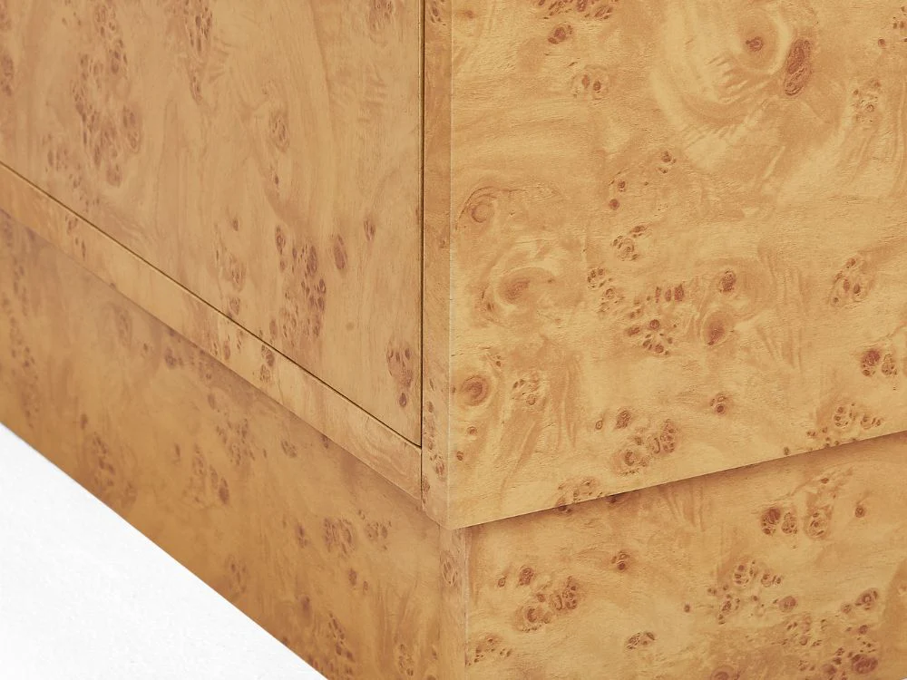 Burlin Burlwood Bedside Table - Image 15