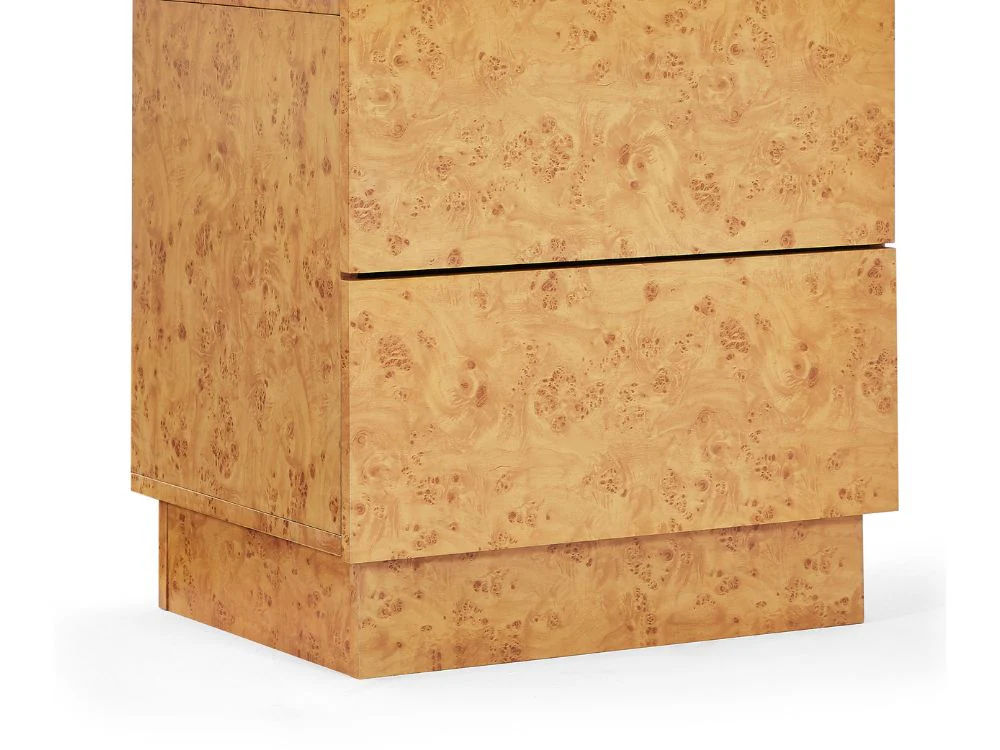 Burlin Burlwood Bedside Table - Image 16