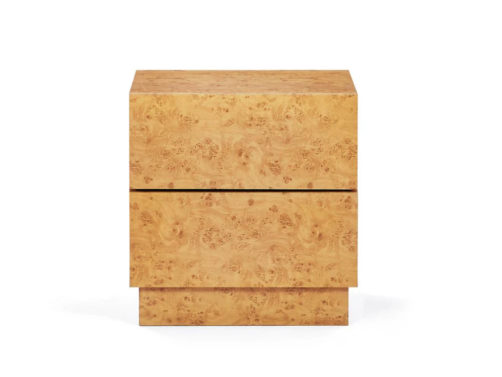 Burlin Burlwood Bedside Table - Image 9