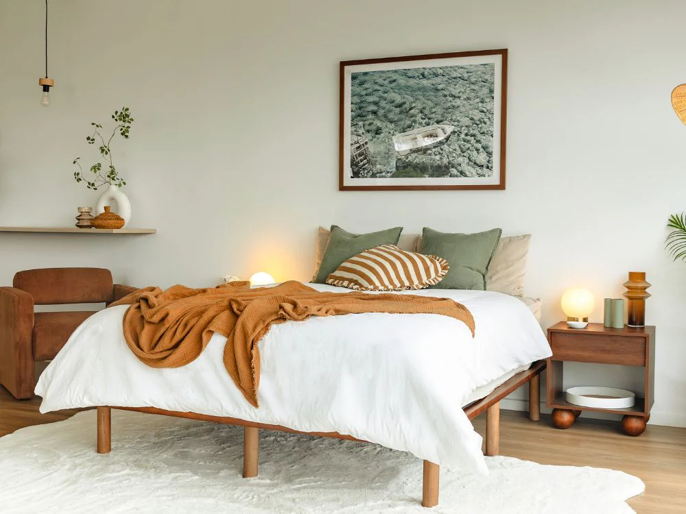 Cali Bed Base in Walnut - Image 6