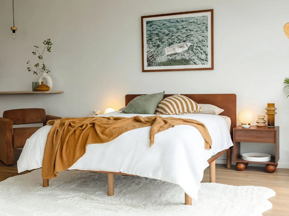 Cali Bed Frame in Walnut - Image 6