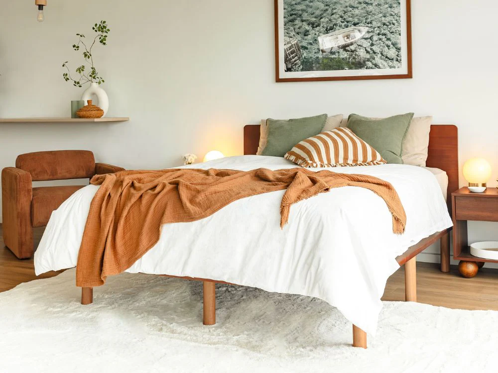 Cali Bed Frame in Walnut - Image 8