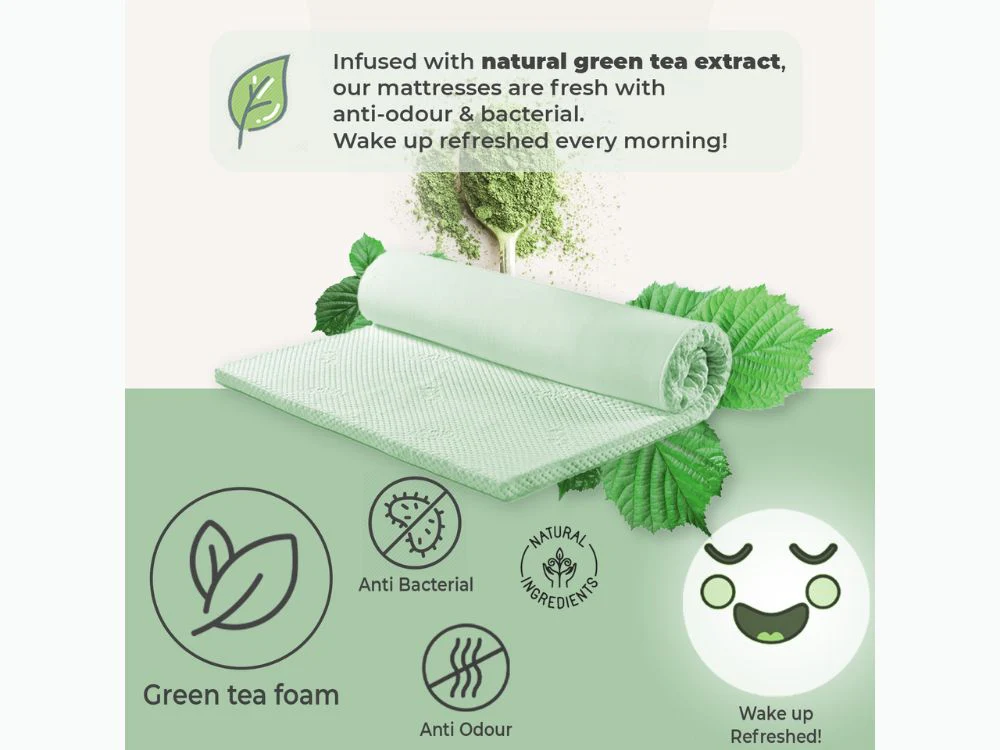 Deep Dream Green Tea Mattress - Image 13