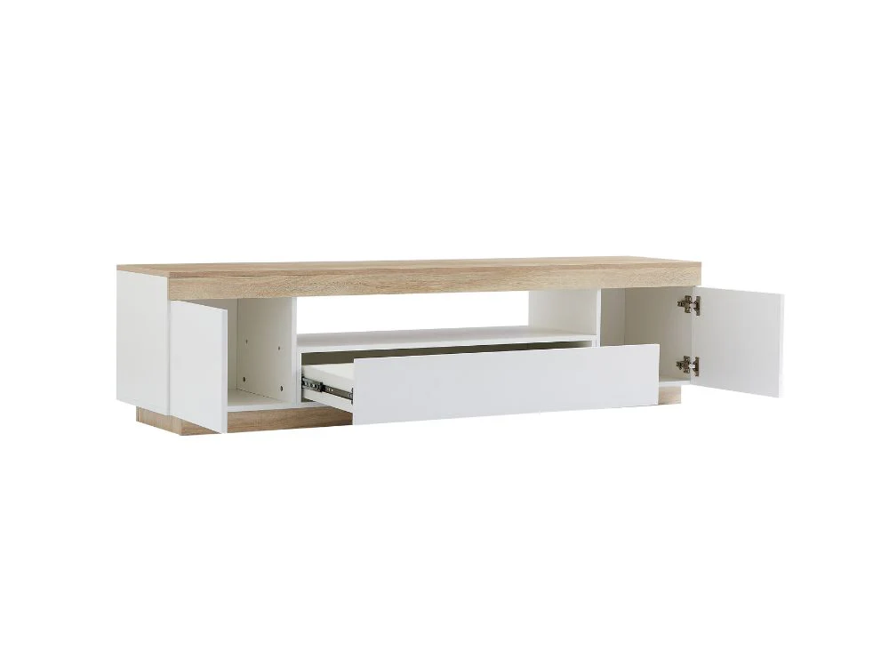 Cuppa 180cm Wooden Lowline TV Unit - Image 8