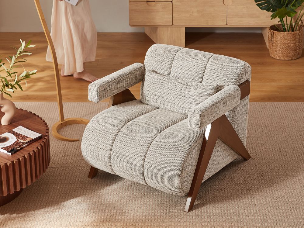 Frank Armchair - Tweed - Image 3