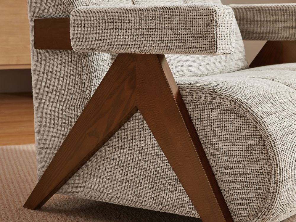 Frank Armchair - Tweed - Image 5