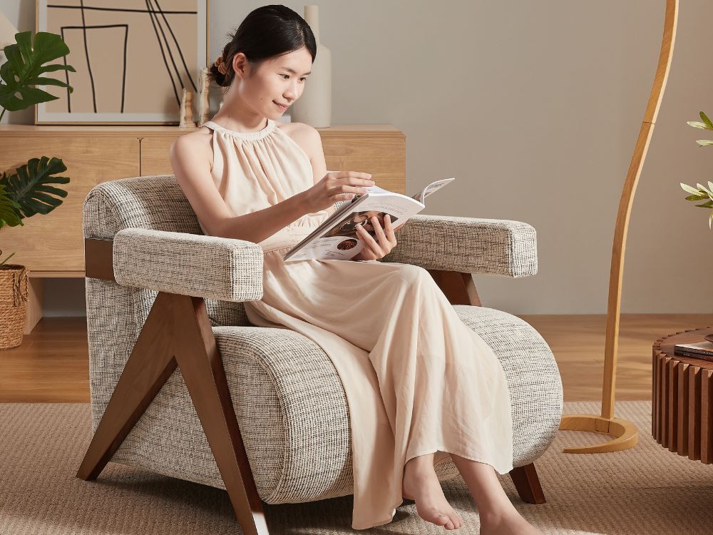 Frank Armchair - Tweed - Image 7