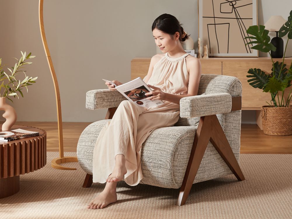Frank Armchair - Tweed - Image 8
