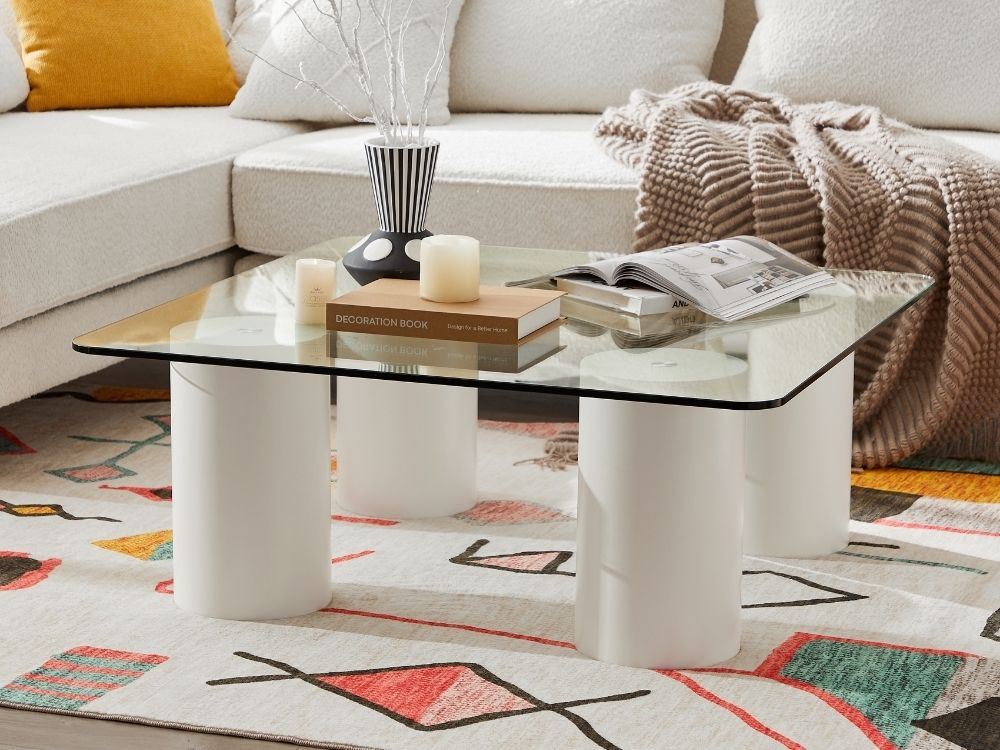Gabriel Glass Coffee Table - Image 5