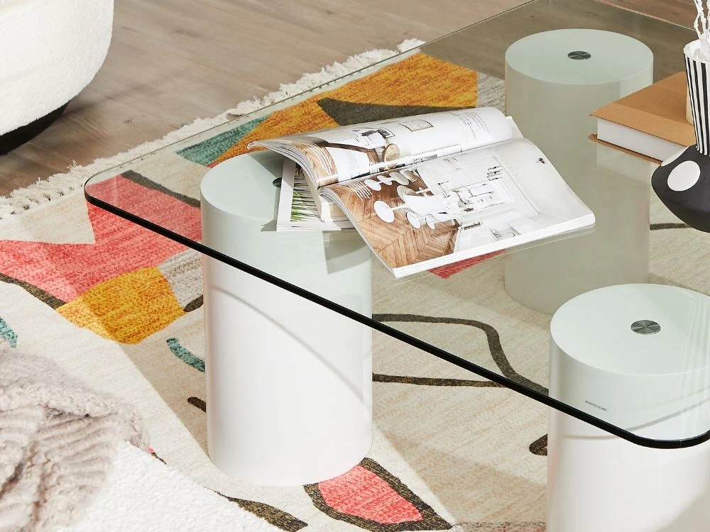 Gabriel Glass Coffee Table - Image 7