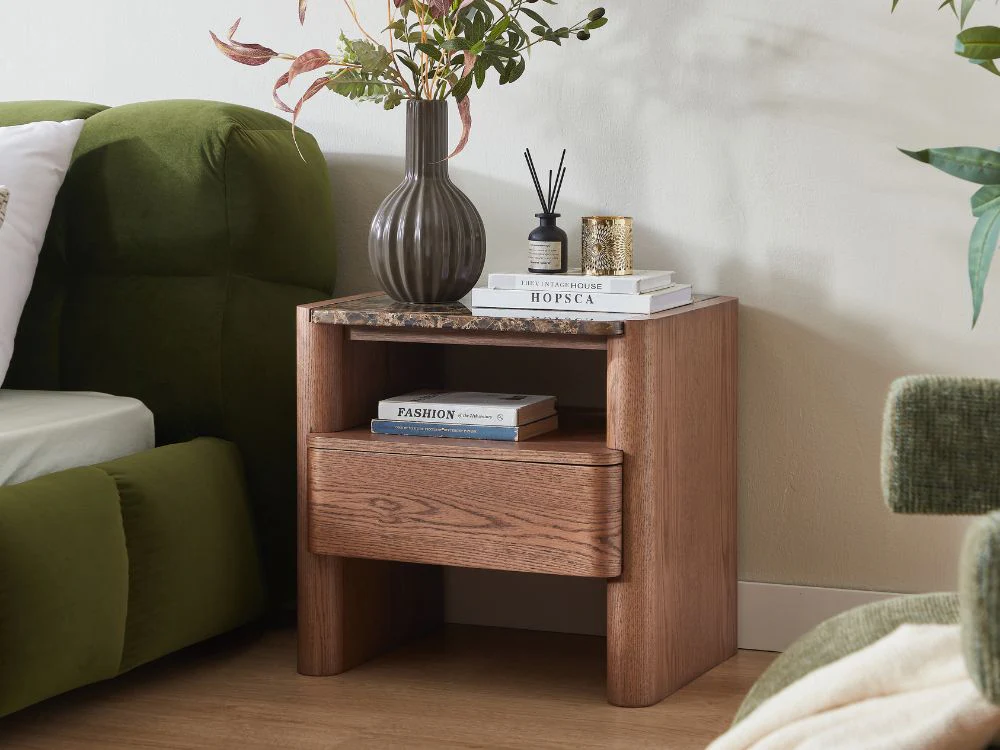 Hank Bedside Table - Walnut - Image 4