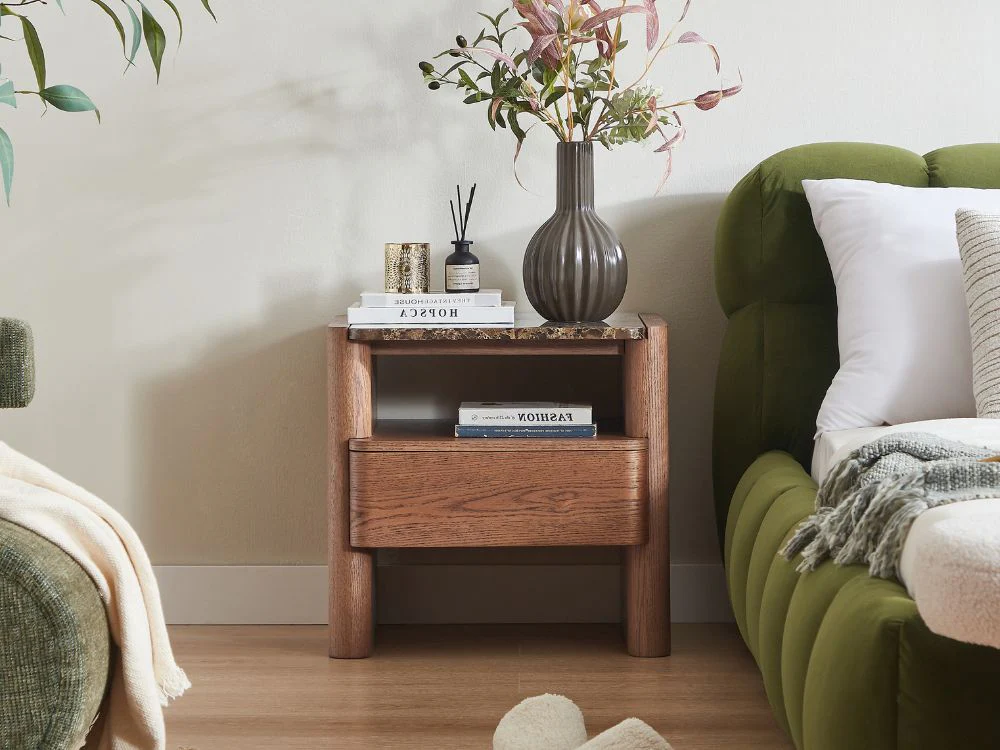 Hank Bedside Table - Walnut - Image 5