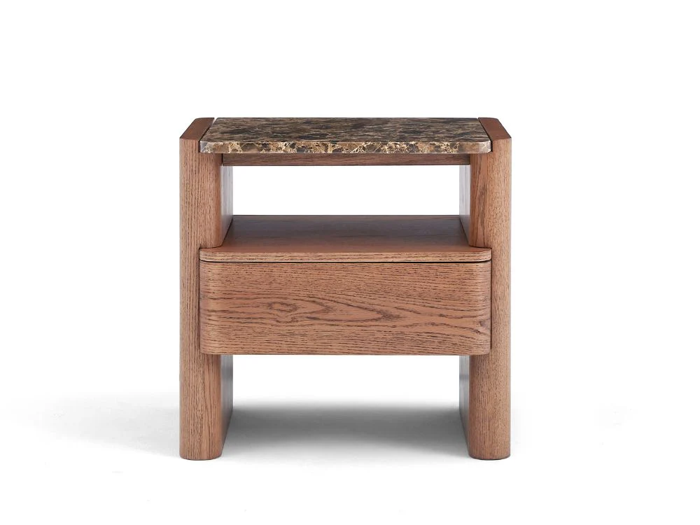 Hank Bedside Table - Walnut - Image 8