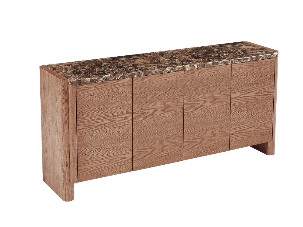 Hank Marble Sideboard - Walnut - Image 14