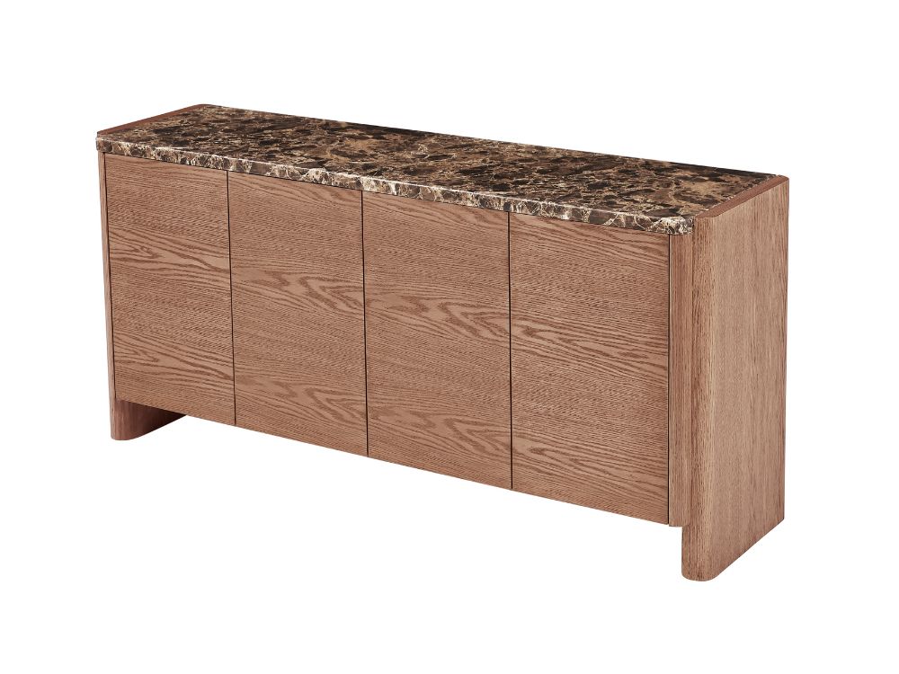 Hank Marble Sideboard - Walnut - Image 15