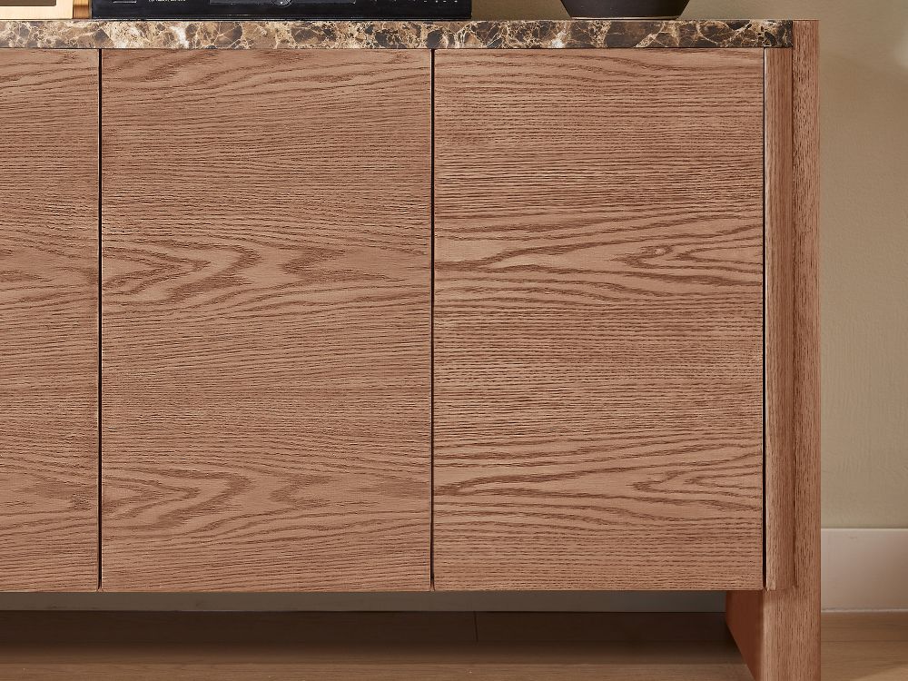 Hank Marble Sideboard - Walnut - Image 4