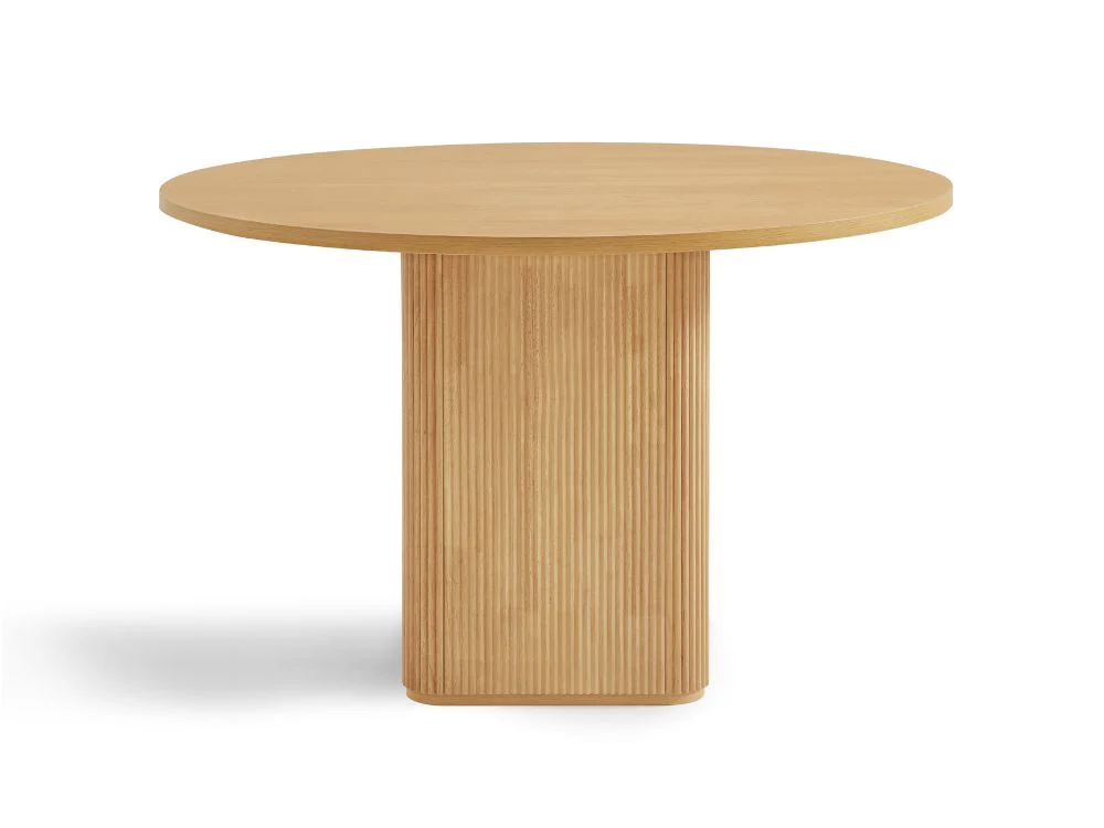 Nordic 4 Seater Round Dining Table - Image 5